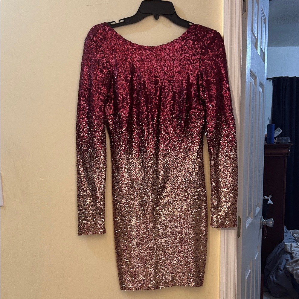Sequin Ombre Dress